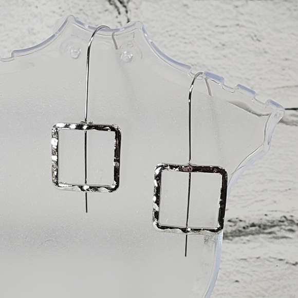Jewelry - Square Drop Geometric Earrings